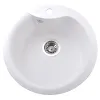 Гранітна мийка Globus Lux ORTA 485 мм-А0007, білий- Фото 1